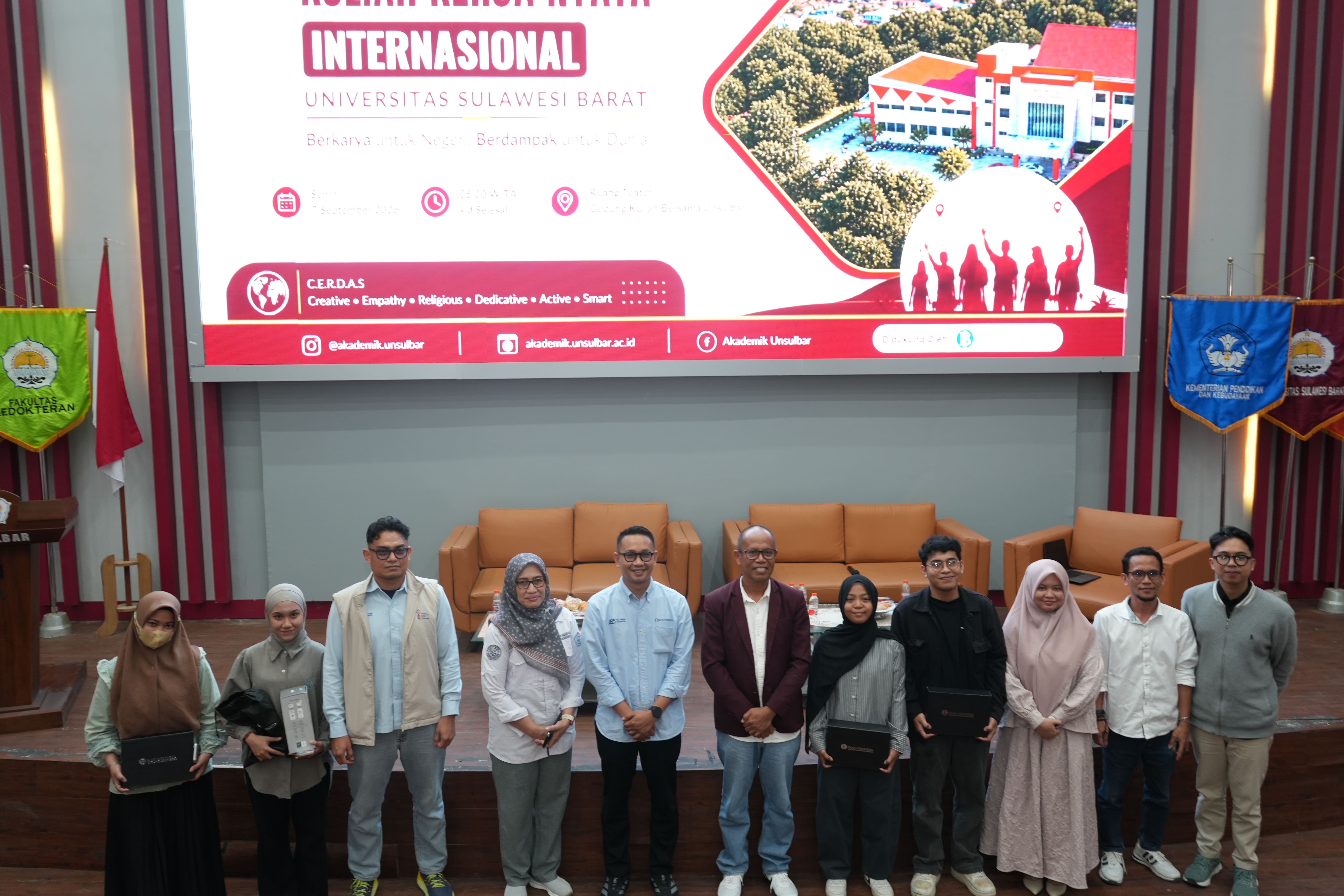 Senin, 7 September 2026 - Dokumentasi Sosialisasi KKN Internasional Unsulbar