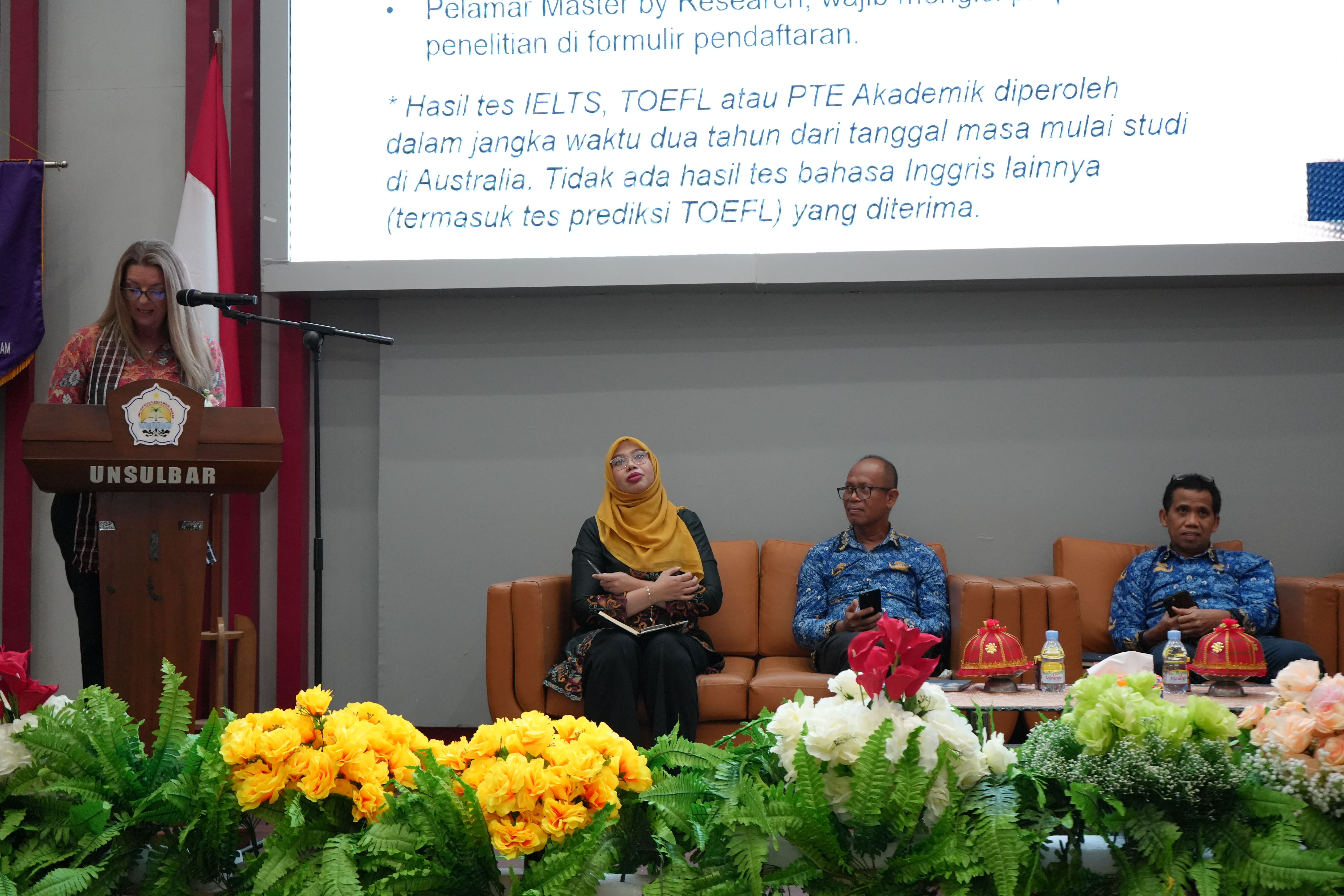 International Academic Exposure 2026, Unsulbar Hadirkan Konsul Jenderal Australia dalam Kuliah Umum Hubungan Bilateral Indonesia-Australia dan Peluang Studi Di Australia
