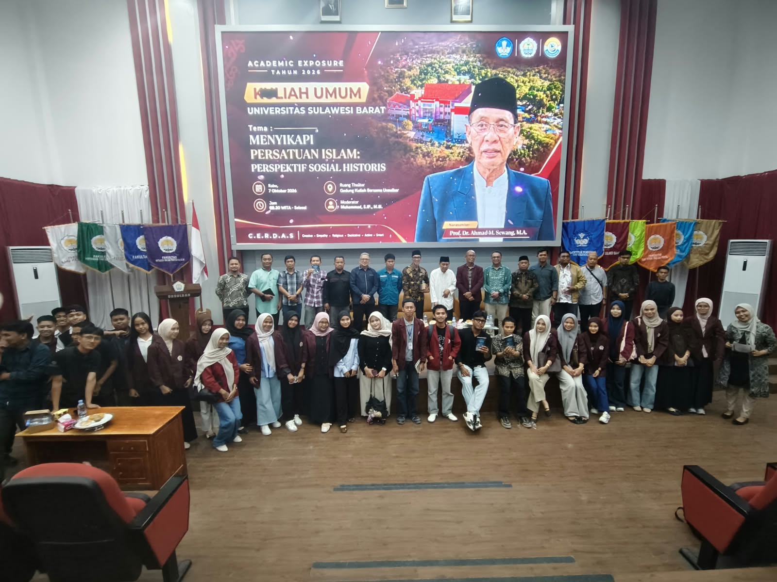 Kuliah Umum Academic Exposure Unsulbar 2026 Bahas Persatuan Islam dalam Perspektif Sosial Historis